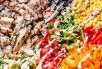 Fiesta Southwest Salad with Zesty Chipotle Ranch
