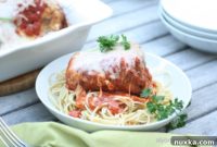 Indulgent Cream Cheese Stuffed Chicken Parmesan