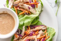 Savory Chicken Lettuce Wraps