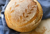 Rustic Whole Wheat Sourdough Bread