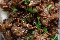 Marinated Korean BBQ Beef