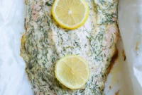 Roasted Salmon with Tangy Garlic Aioli