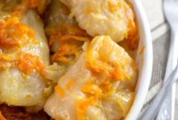 Potato Stuffed Cabbage Rolls