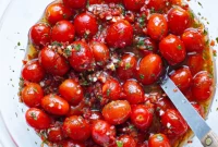 Zesty Marinated Cherry Tomatoes