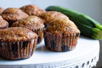 Moist Zucchini Cake Muffins