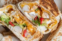 Smoky Chipotle Ranch Grilled Chicken Burrito