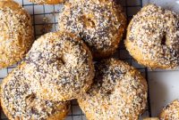 Artisan Whole Wheat Sourdough Bagels with Freshly Milled Flour