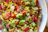 Fresh Avocado Corn Salad