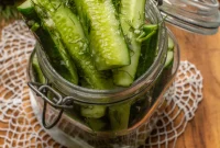 Zesty Garlic Dill Cucumber Spears