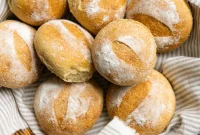 Golden Crust Sourdough Buns, Freshly Milled
