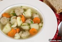 Hearty Russian Meatball Soup