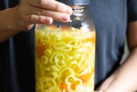 Zesty Pickled Banana Peppers