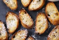 Quick Parmesan Crostini Bites