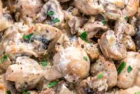 Velvety Creamy Sautéed Mushrooms