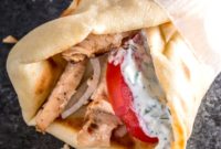 Tender Chicken Gyros with Refreshing Tzatziki