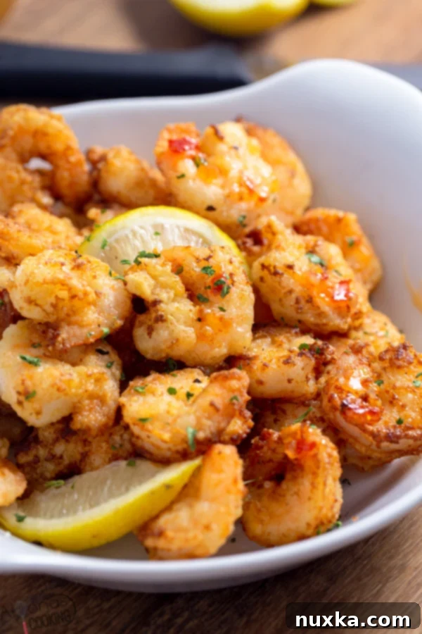 Delicious golden-fried Shrimp Scampi Fritta, an Olive Garden copycat appetizer