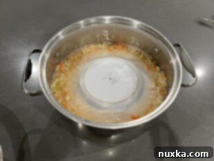 cabbage in pot with brine