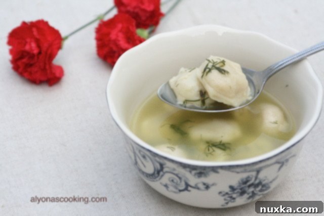 Russian Pelmeni Dumpling Soup 9 Pelmeni Soup, a quick and flavorful Russian dumpling soup with a clear broth.