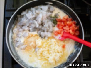 how to melt the cream cheese for hot shrimp dip