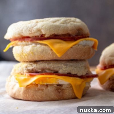 freezer breakfast sandwiches like mcdonalds egg mcmuffin
