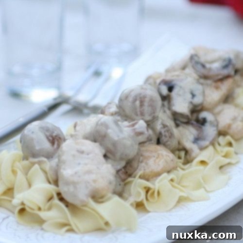 Chicken with Creamy Mushroom Sauce