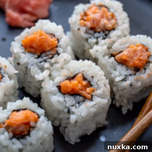 Spicy Tuna Roll How To Video 4 Spicy Tuna Roll ingredients prep