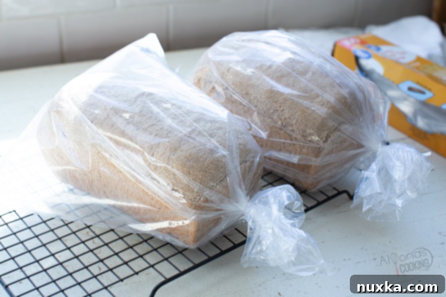 storing whole wheat bread 