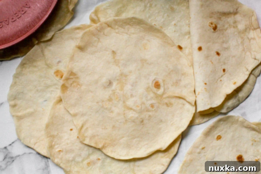 how to make homemade flour tortillas from scratch step by step