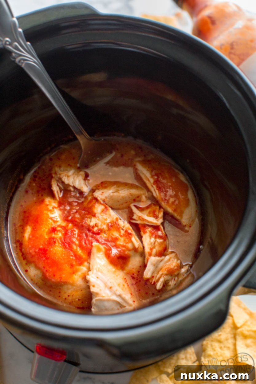 Buffalo chicken recipe showcasing four different ways to serve the versatile dish.