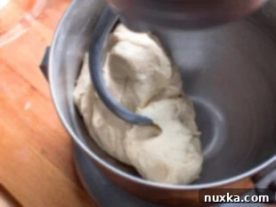 kneading pizza dough