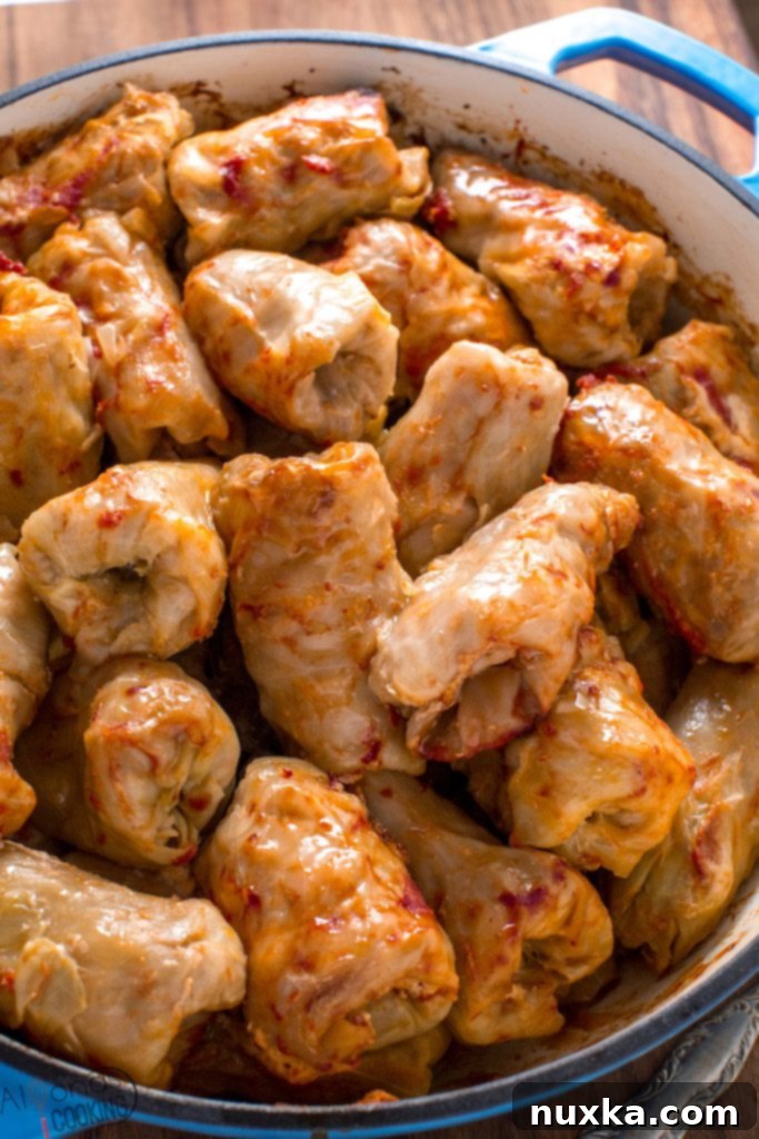 Delicious Easy Cabbage Rolls served on a plate