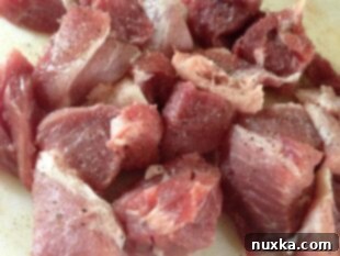 seasoned meat for braised potatoes