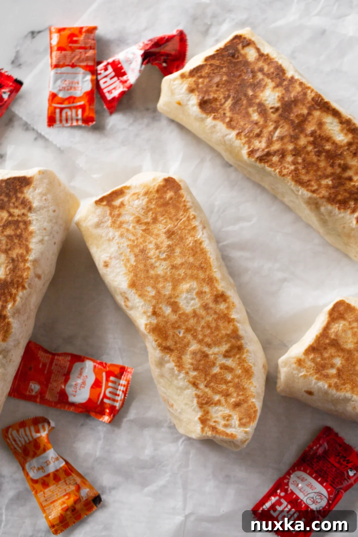 how to make original grilled stuffed burritos like Taco Bell