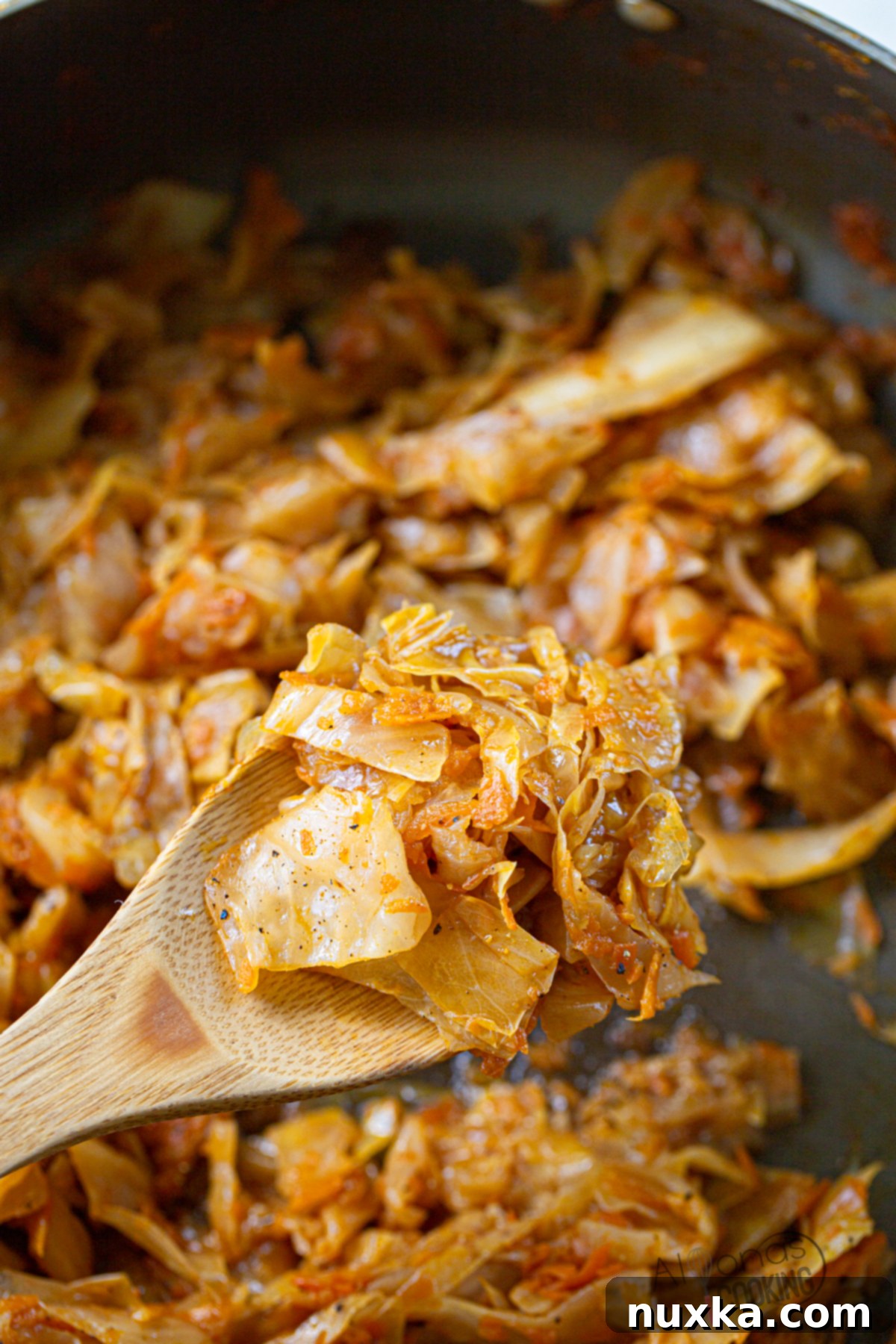 fried cabbage