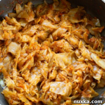 simple fried cabbage