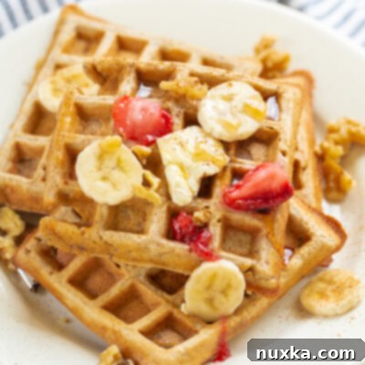 healthy waffle recipe with oats