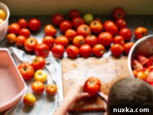how to trim tomatoes for canned tomato ketchup