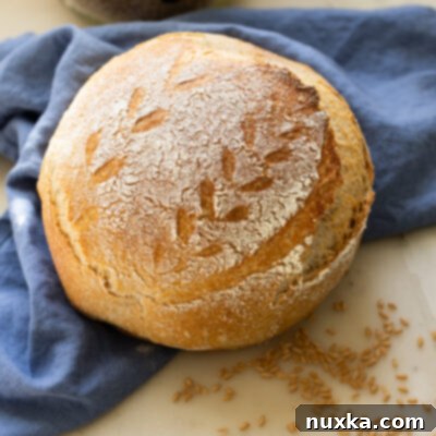 whole wheat sourdough boule made with freshly milled flour (hard white)