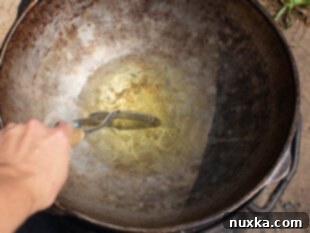 How to heat the oil for Plov in a Kazan