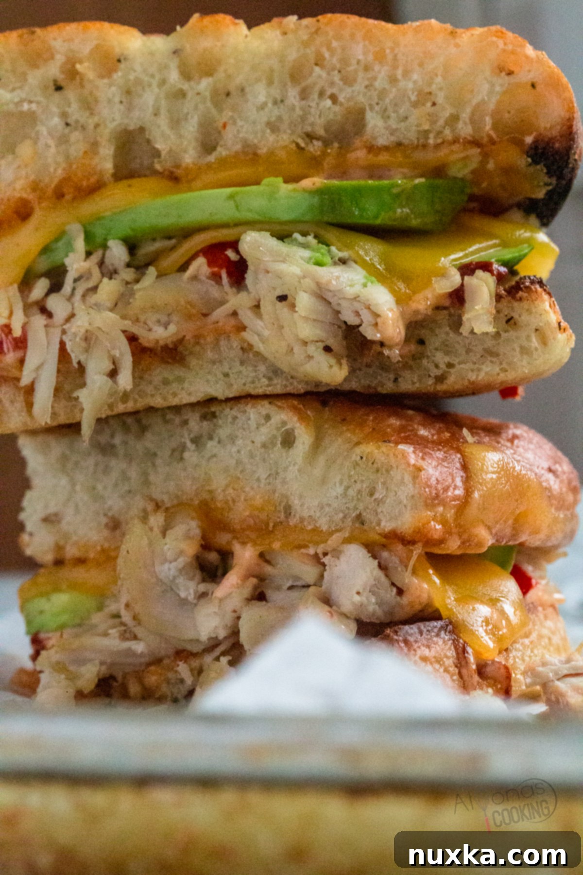 Chipotle Chicken Panini Sandwich