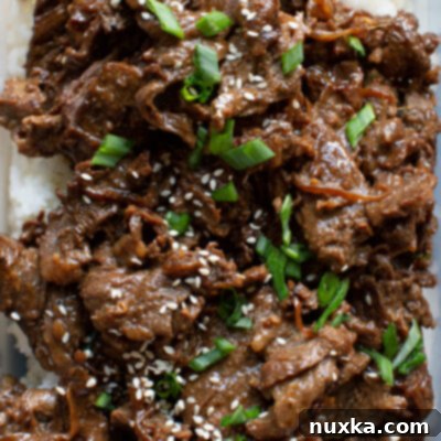 Marinated Korean BBQ Beef 2 Korean beef Bulgogi over rice
