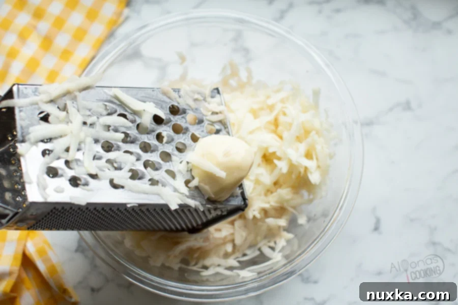shredded potatoes like hash browns 