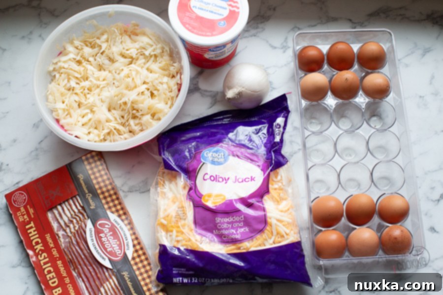 ingredients for breakfast casserole 