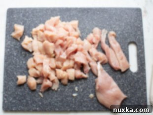 prep for orange chicken