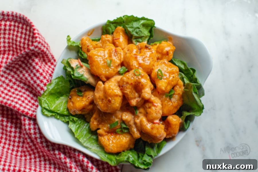 how to serve bang bang shrimp 