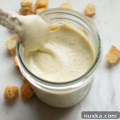 Ultimate Creamy Caesar Dressing 4 Homemade Caesar dressing recipe