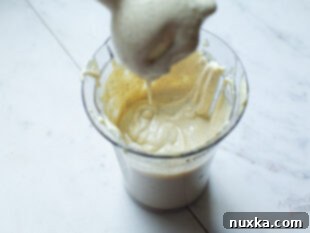 blended Caesar dressing