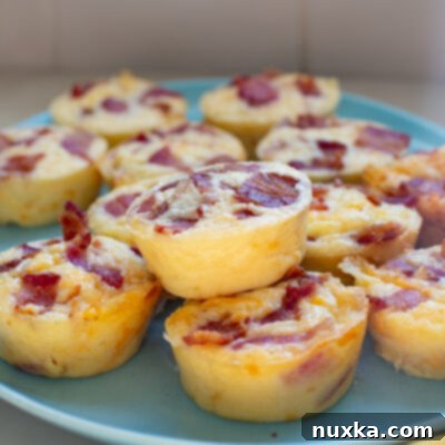 Homemade Starbucks egg bites on a platter