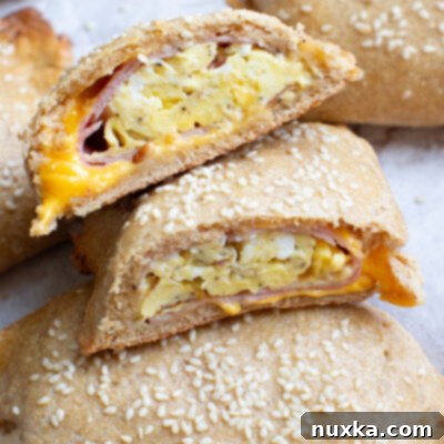 Artisan Breakfast Hot Pockets Crafted with Freshly Milled Flour 4 whole wheat breakfast hot pockets
