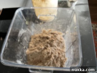 mixing and resting the whole wheat dough